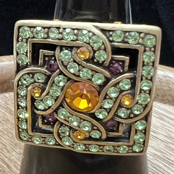 LaVintage Serendipity Shades Swarovski crystal ring SIZE 7 - Picture 1 of 8